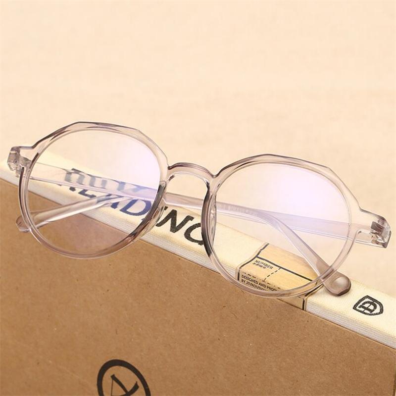 Ретро круглая оптика, очки для женщин и мужчин, модные прозрачные зеркальные линзы для близорукости, очки для близорукости 0 -0,5 -1,0 -1,5 до -6,0