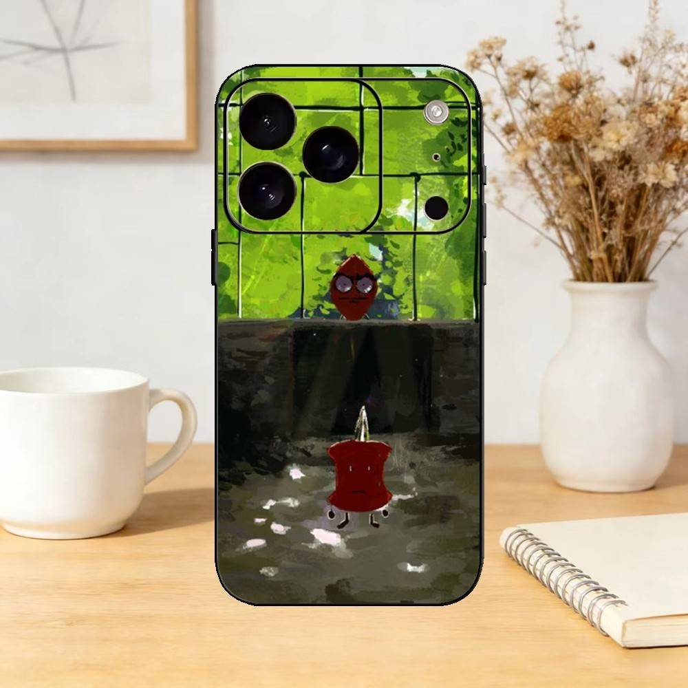 Bfdi Battle For Dream Island Phone Case Silicone black Soft For IPhone 17,16,15,14,13,12,11,SE,Plus Pro Max