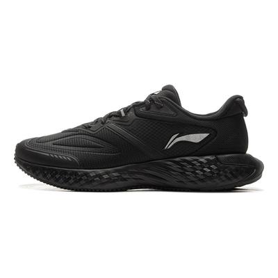Кроссовки Li Ning Protective Cloud Cushioning Rebound Boost Comfortable Wrap с нескользящей подошвой и износостойкими низкими кроссовками для бега для мужчин, черные ARSU057-1