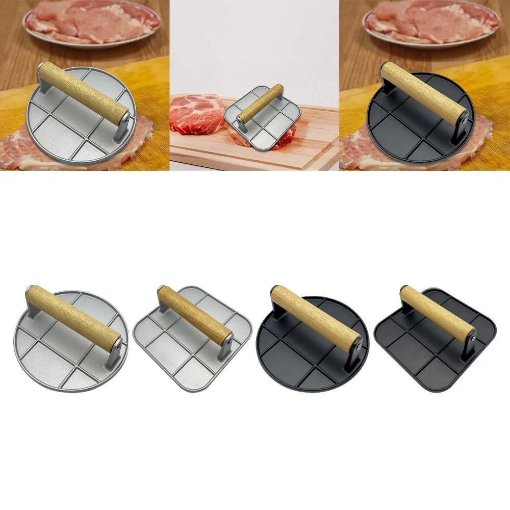 Сверхпрочный пресс для бургеров Легко чистить Пресс для барбекю Гриль Прочный пресс для котлет Сэндвичи