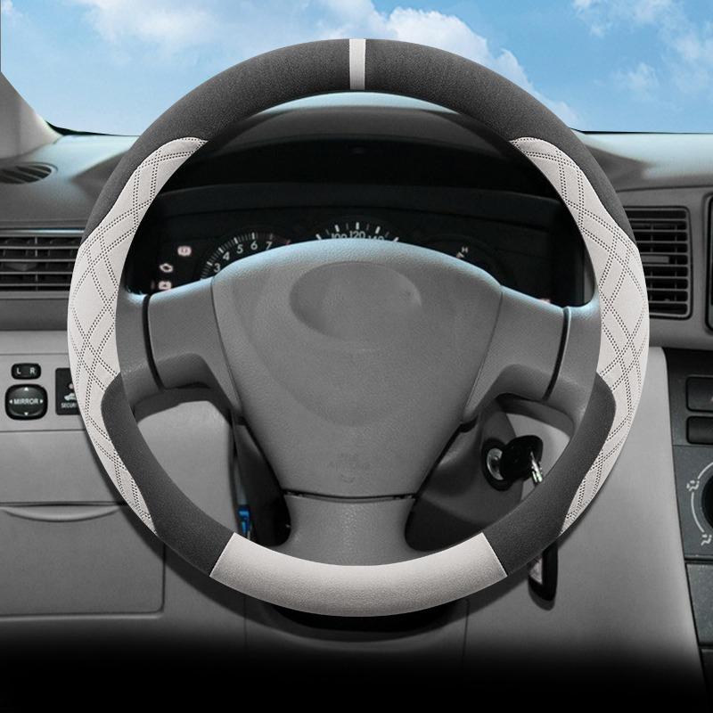 Защитная оплетка руля из замши для Toyota COROLLA EX 2004-2010 2012 2013 Toyota Corolla 2007-2026 Противоскользящая Дышащая