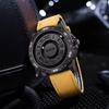 DOM 1726 Creative Design Quartz Men's Watch Magnetic Ball Concept Fashionable Cool Trendy Minimalist Waterproof Quartz Watch