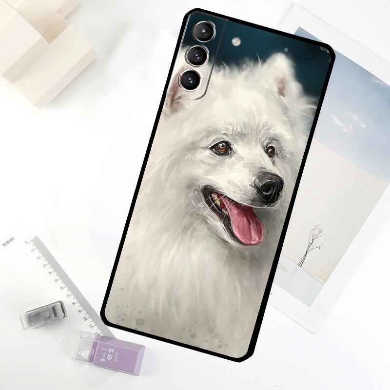 Чехол для телефона с изображением японского шпица для Samsung Galaxy S25 FE S20 FE S21 S22 S23 S24 S25 S26 Ultra S10 S25 Plus
