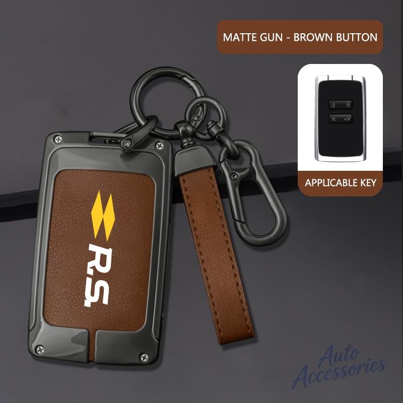 Zine Alloy Car Key Case Shell Cover Accessory for Renault RS Koleos Kadjar Clio Megane Talisman Espace Zoe Scenic Dacia Sandero UU1
