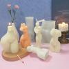 1 Pcs New DIY Manual Abstract Body Half Silicone Mold Candle Plaster Soap Aromatherapy Mold Art Decoration Candle Making