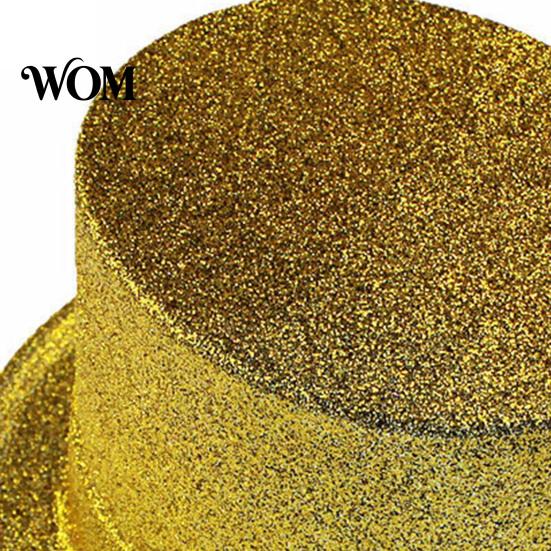 Versatile Top Hat for Birthday Celebrations Shiny Hats, Glitter Adult Kids, Colorful Magician Hat, Victorian Dress Up Christmas Sparkly Hats