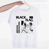 Black Flag Punk Rock Band Henry Rollins Large Bars T-shirt O-Neck Short Sleeves Summer Casual Fashion Unisex Men And Women Tshir