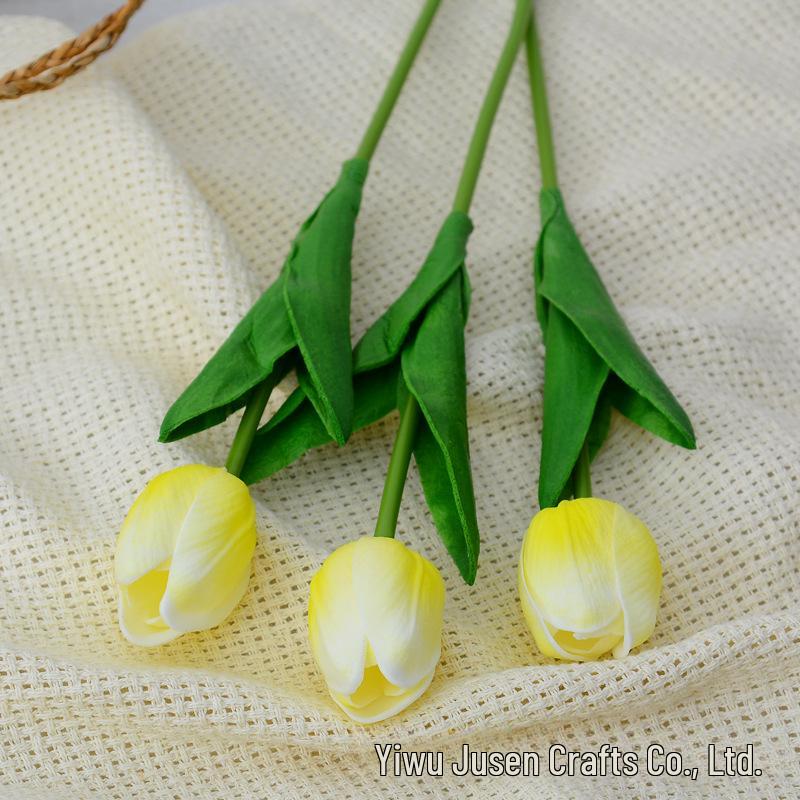 Искусственные тюльпаны для домашнего декора и свадебных букетов