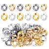 10pcs/lot 48X40mm Plated Acrylic Chain Buckle For Jewelry Making Connectors DIY Necklace Bracelet Purse Chain Accessory