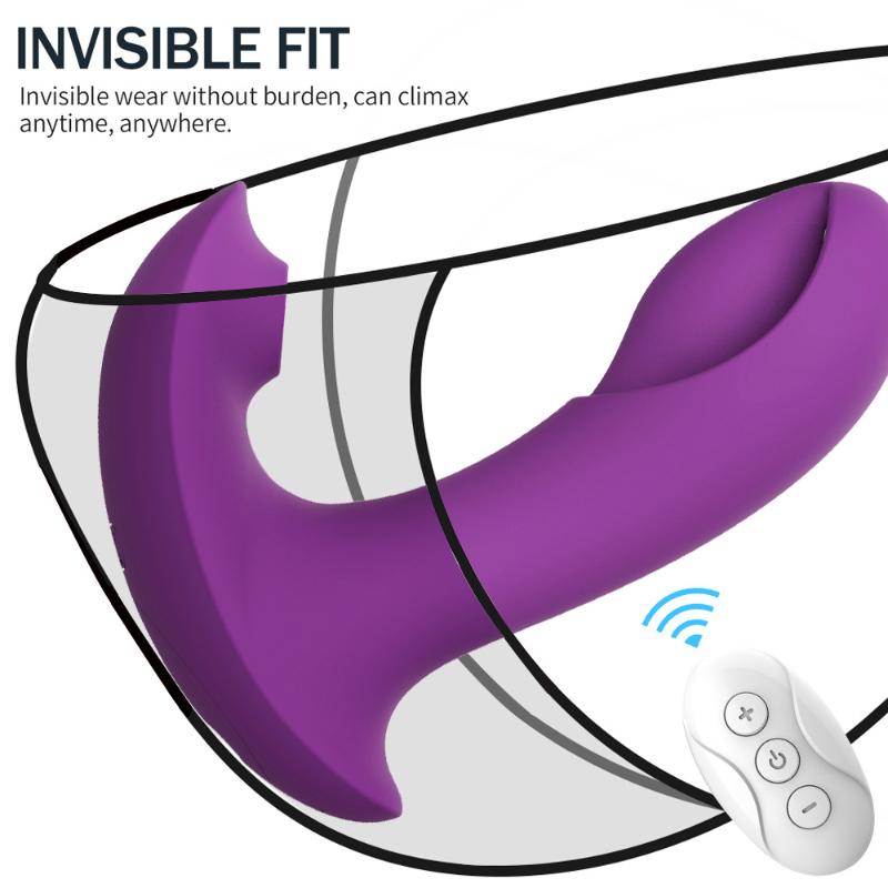 2 в 1 сосущий фаллоимитатор вибратор беспроводной пульт дистанционного управления носимый влагалище клиторальный стимулятор женский мастурбатор секс-игрушки для женщин
