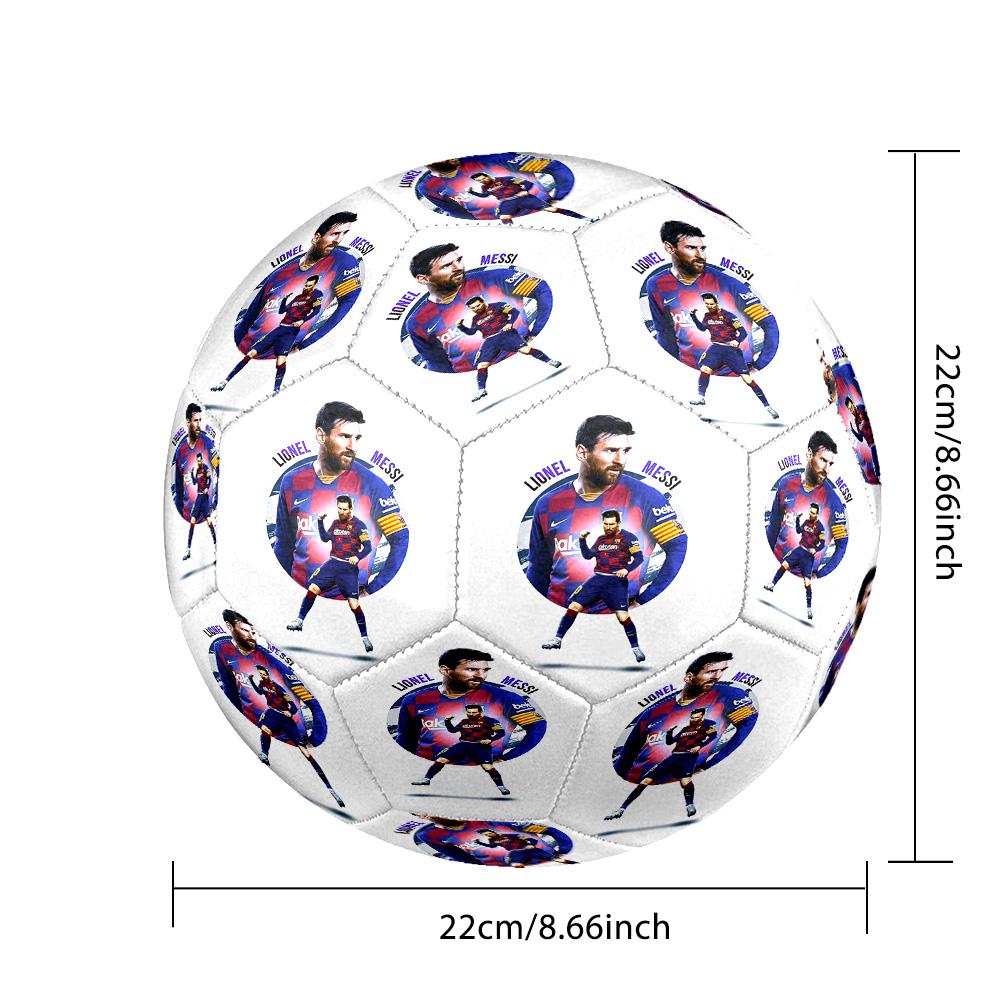 Messi Fans Size 5 Soccer Ball Machine Sewn Indooroutdoor Universal Football Unique Gift For Soccer Lovers