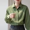 Женская элегантная свободная блузка с длинным рукавом