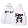 Худи с двусторонним принтом System Of A Down Мужское Женское Рок Винтажный Флисовая Толстовка Мужская 90-е Альтернативный Металл Мерч