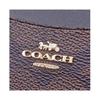 Новый мини-картхолдер COACH из переработанной кожи, женский, цвет грецкий орех и черный, CW427-IMXAQ