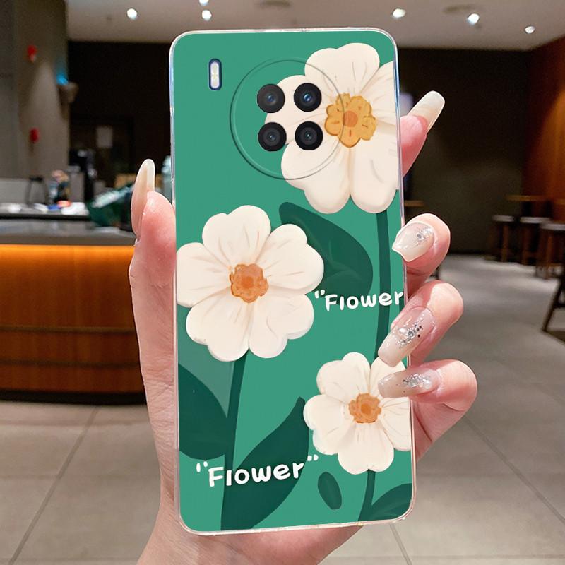Phone Case For Huawei Nova 8i Capa Honor 50 Lite Funda Butterfly Bow Protective Casing Transparent Soft Silicone TPU Cover Coque