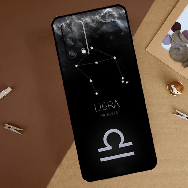Чехол для телефона Oppo A16 A76 A96 A40 A60 A80 A74 A94 A54 A18 A38 A58 A78 A98 A15 A57S A17 A77 с изображением двенадцати созвездий