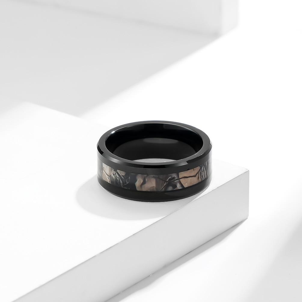 Мужское кольцо из вольфрама с камуфляжем, анти-порезы, вольфрамовые украшения для женщин, кольцо на палец, модное кольцо для пары в стиле хип-хоп