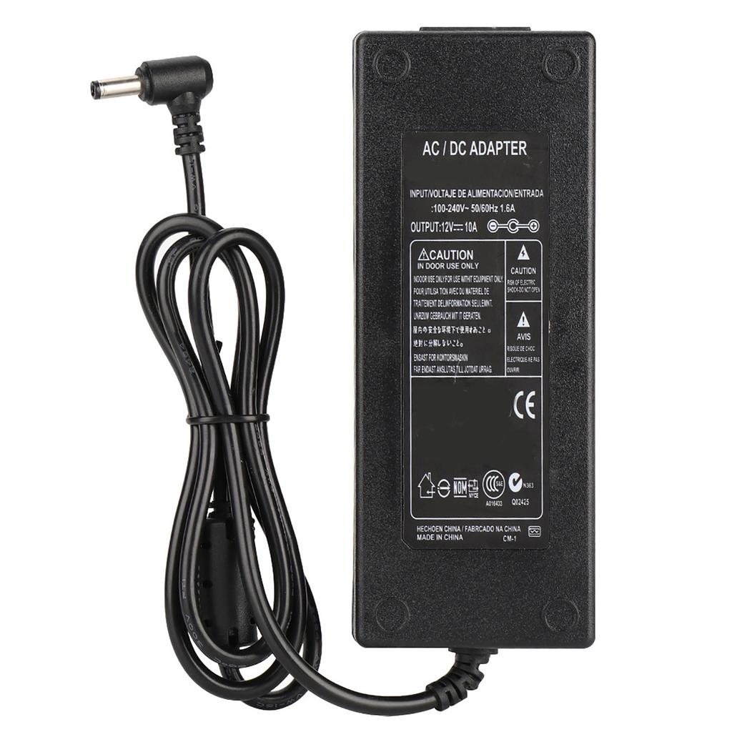 AC DC Adapter 12V 10A Multiple Protection Power Supply Switch Power Adapter