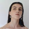 SophieBuhai Модные Простые Серьги-Капли Женские Элегантные Металлические Серьги-Украшения Форма Капли Висячие Серьги