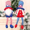 Large Independence Day Festival Leg Doll Faceless Dwarf Star Stripe Doll