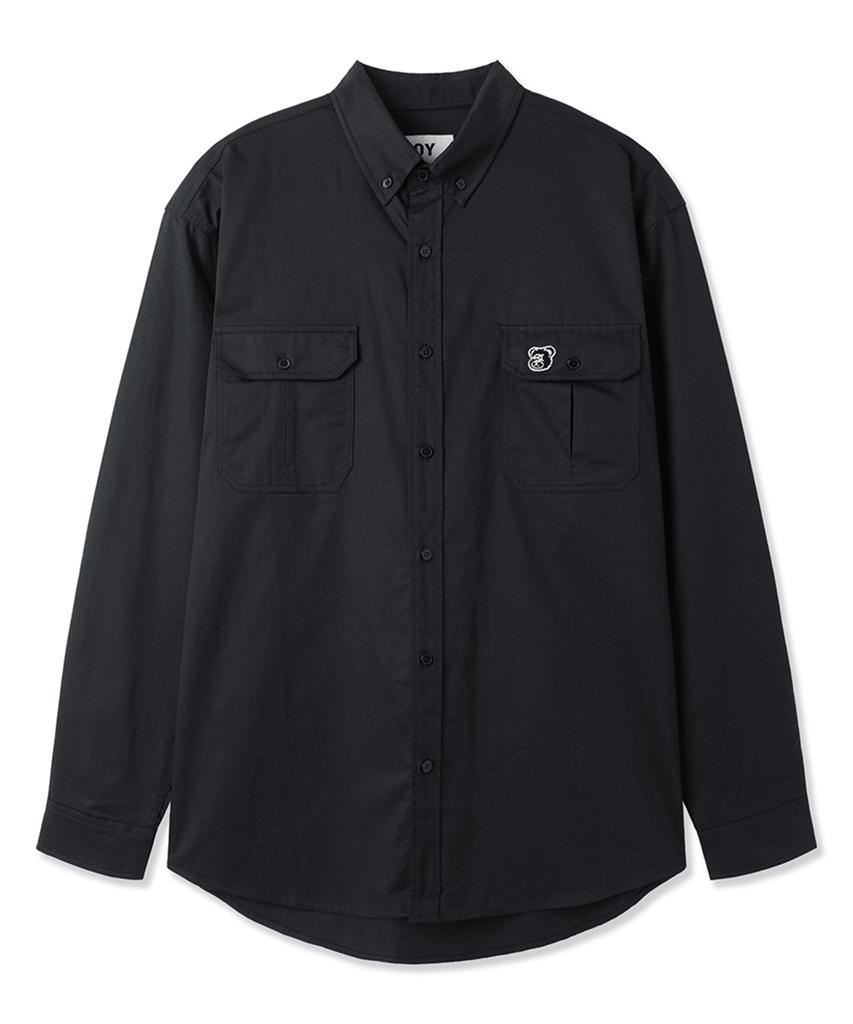 OHY Double Pocket Work Shirt - Black