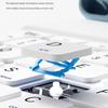 Чехол для планшета Samsung A7 со съемной Bluetooth-клавиатурой, магнитным держателем для стилуса, кожаной обложкой и поддержкой мыши.