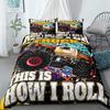 Racing Monster Truck  3D Duvet Cover Set King Queen Double Full Twin Single Bed Linen Set
