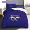 RasenBallsport Leipzig Pattern Bedding Quilt Set  Home Decoration  Gift (1 * duvet cover + 2 * pillowcase  without core)