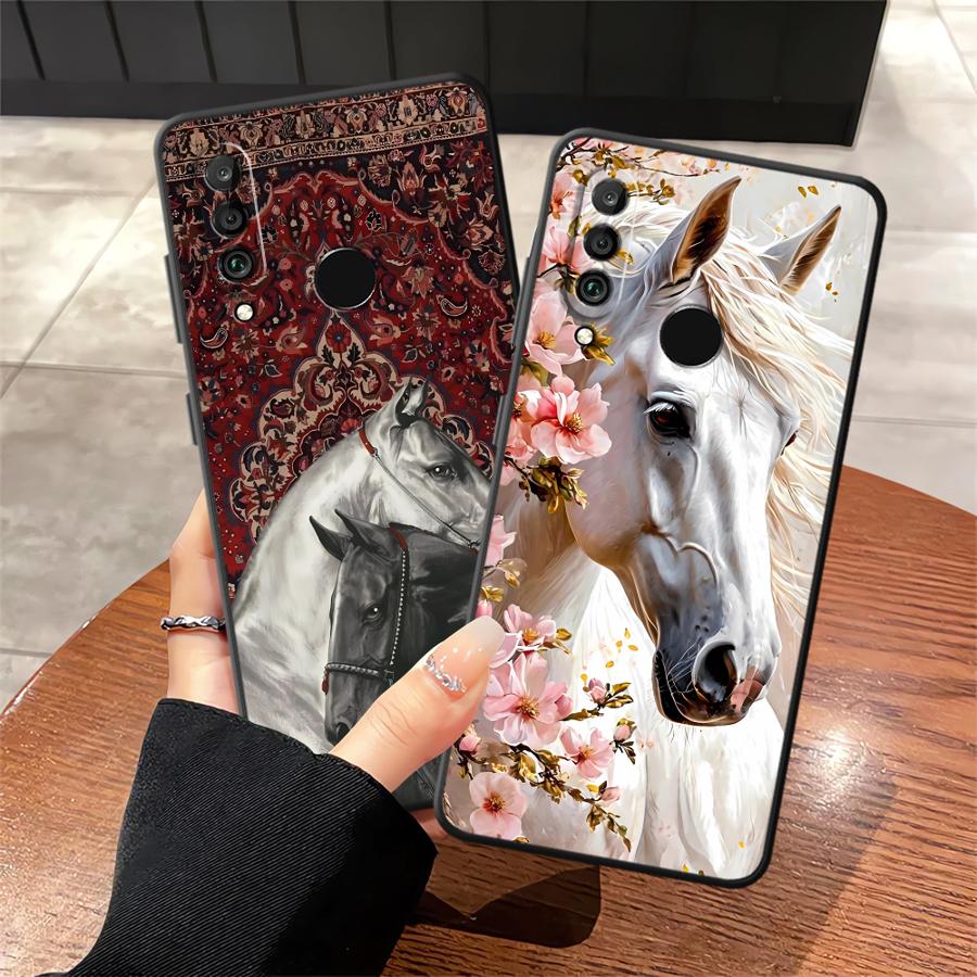 Чехол для телефона Huawei P20 Lite 2018 P30 P20 Pro P20 P40 Lite P Smart 2019 Мягкий чехол с рисунком животного Лошадь