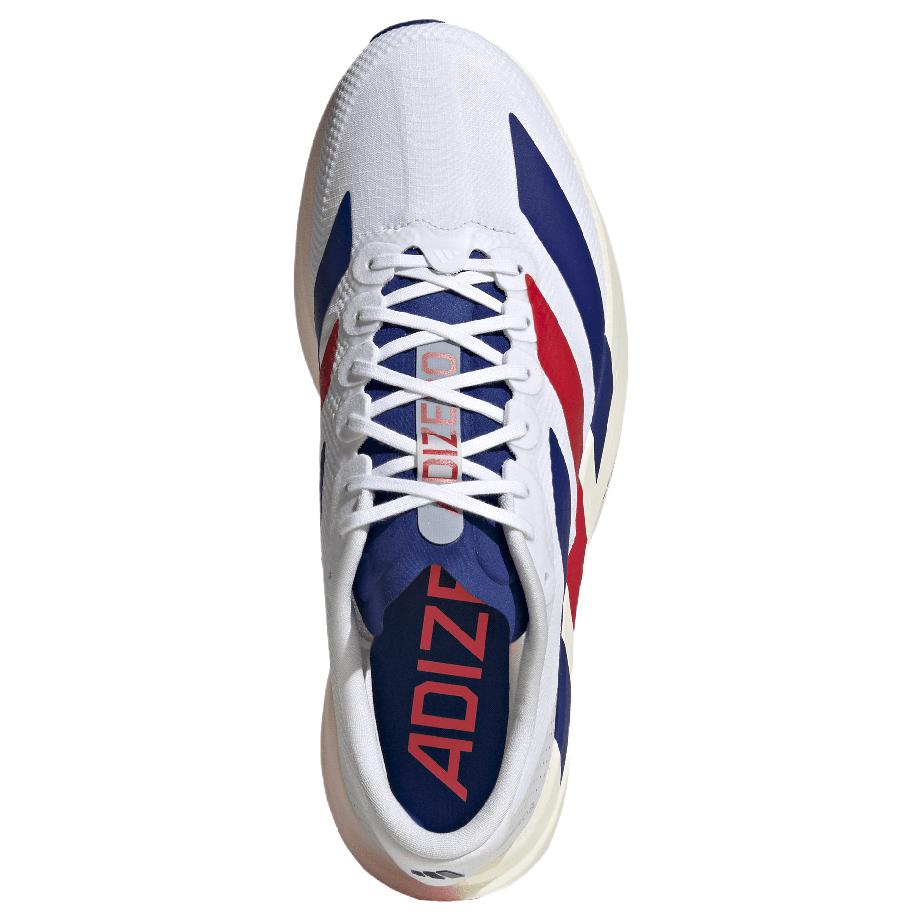 adidas Мужские кроссовки Adizero Evo SL Woven Cloud White Mystery Ink Mystery-Ink Pure-Ruby KK3719