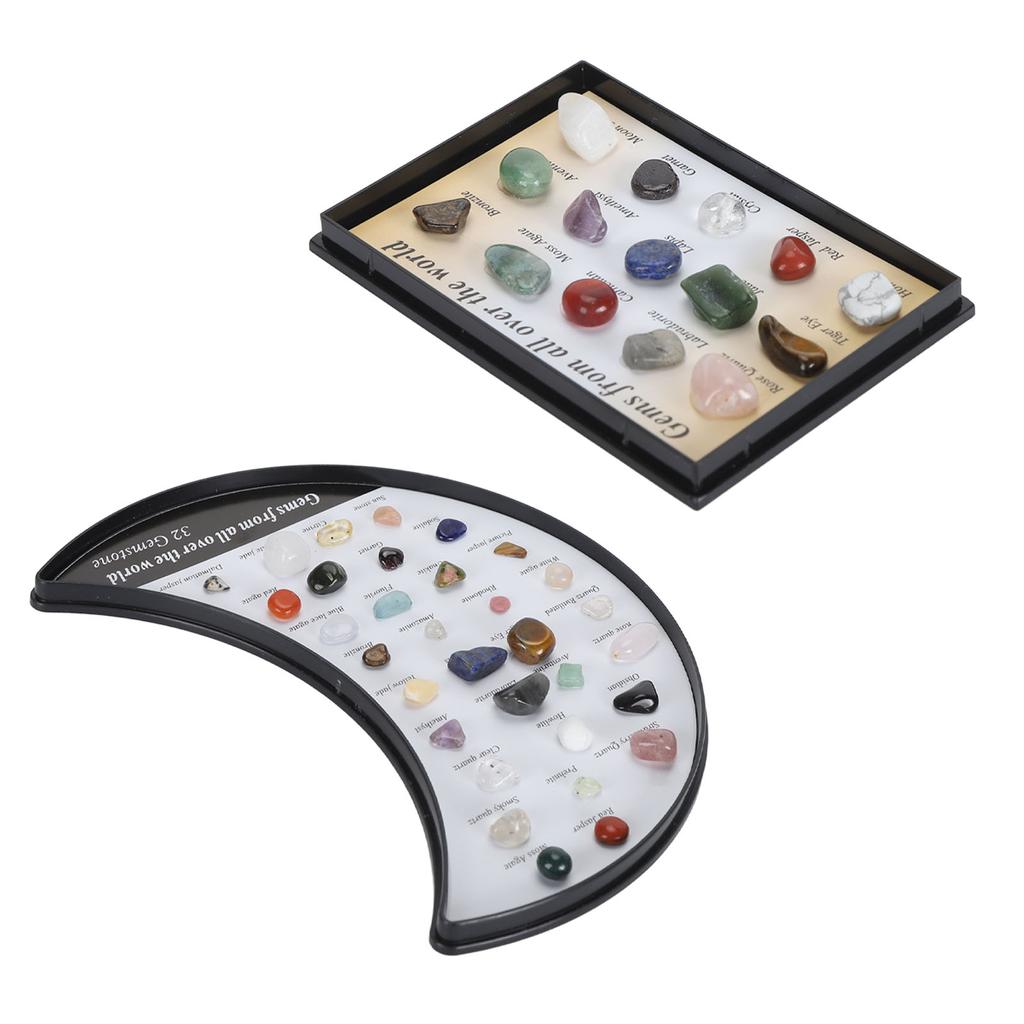 Rock Stone Colletction Kit for Kids Exquisite Science Classroom Rocks and Minerals Collection Minera