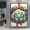 Canvas Wall Art Pokemon Pikachu Poster Prints Cute Cartoon Character Picture Classic Living Room  Home Decoration Christmas Gift