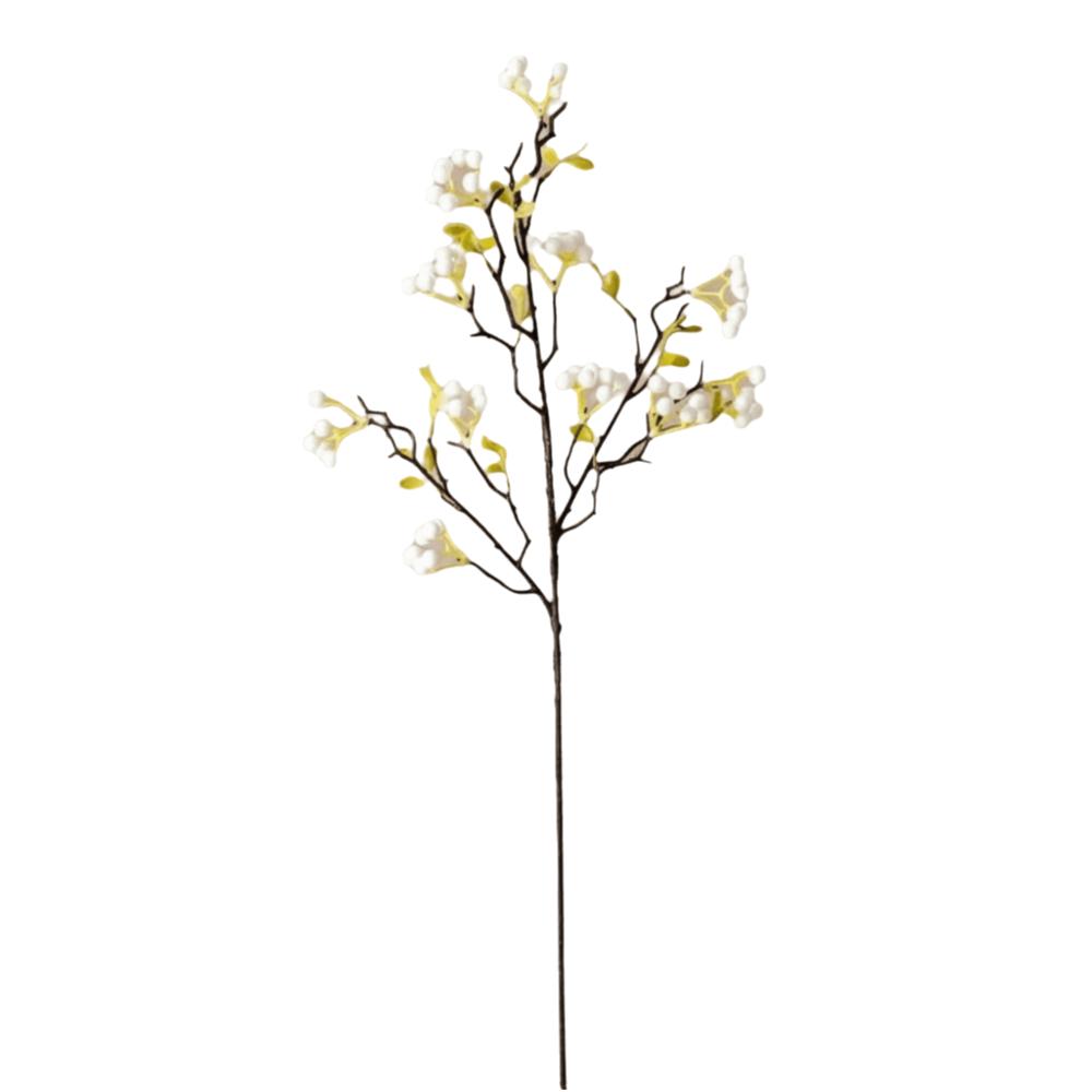 Long Branches Red Berry Bouquet Realistic Simulation Autumn Fruit Artificial Flower Plastic Decorative Artificial Plants Branch