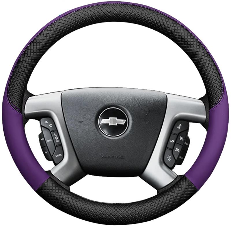 Кожаный чехол на руль автомобиля для Chevrolet Captiva Silverado GMC Sierra 2007-2014 Daewoo Автомобильный интерьер