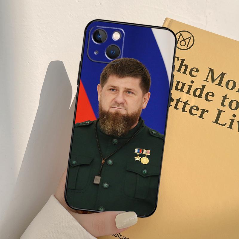 Чеченский лидер Рамзан Кадыров Чехол для iPhone 16 15 14 Pro Max Plus 13 12 Mini 11 Pro Max Задняя крышка