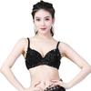 Sparkle Belly Dance Bustier Bra Padded Stage Performance Top Charming Show Costumes  Festivals