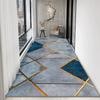 Luxury Geometric Long Corridor Carpet Stairs Passageway Non-slip Runner Rugs Decor Home Living Room Aisle Foot Mat Customizable