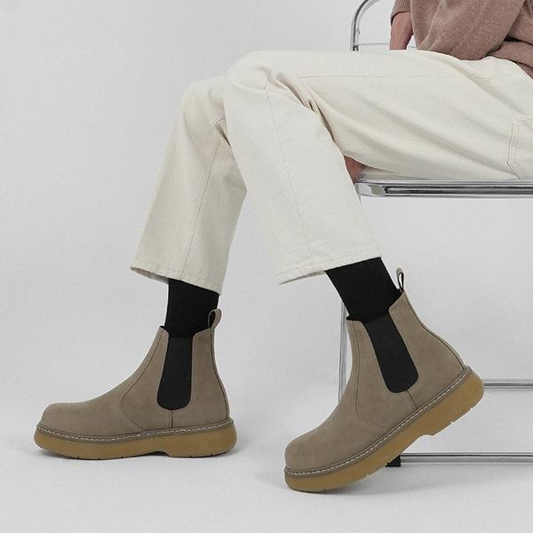 Pascologen MS5600-BE Ботинки Челси Kobe Oversole Бежевые [250~280 мм]-MS5600-BE