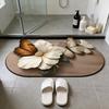 Коврик для пола Быстросохнущий Высокая водопоглощаемость 3D Реалистичные бабочки Цветочный узор Противоскользящий коврик для ванной Прихожая Кухонный ковер