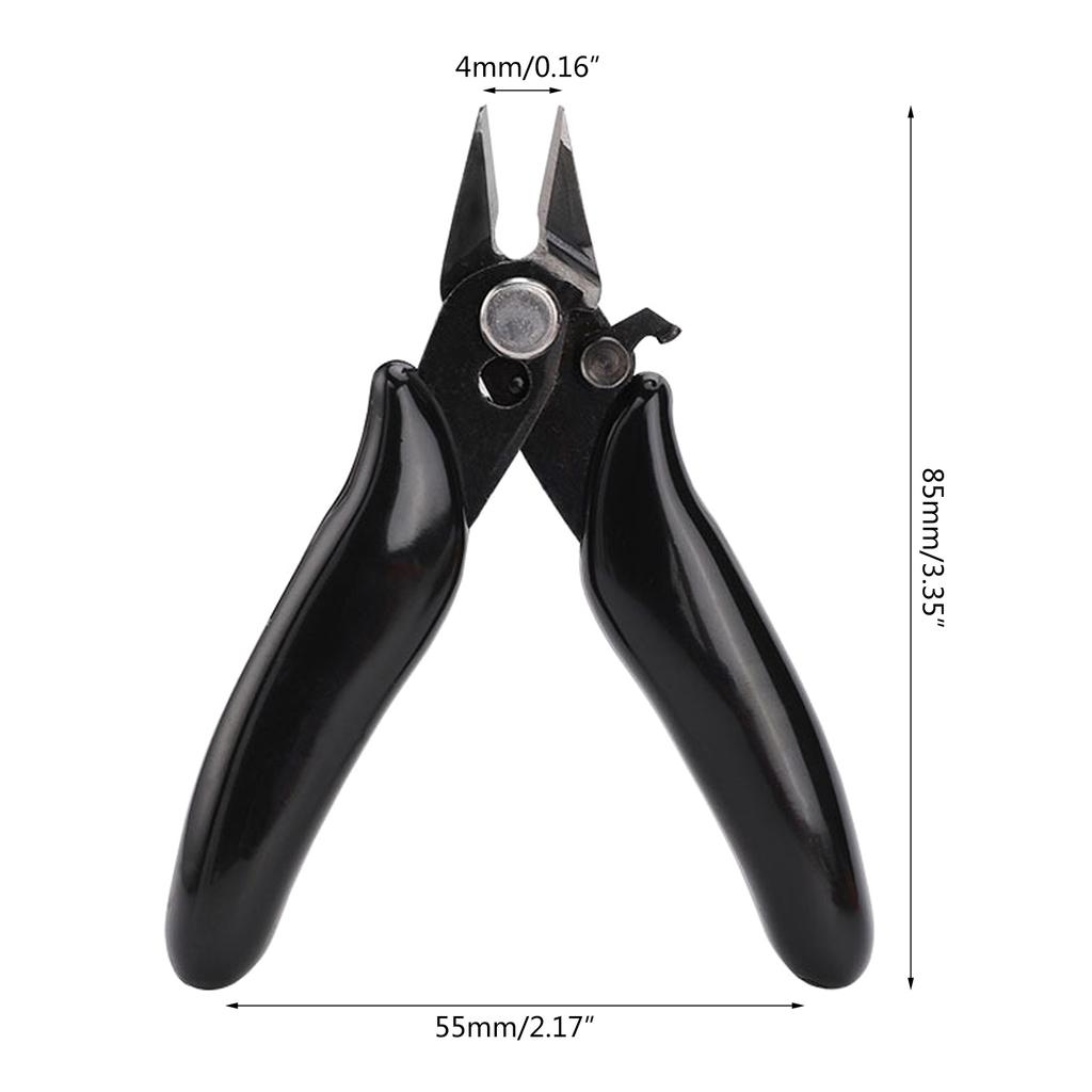 Диагональные плоскогубцы Мини-резаки для проводов 3,5-дюймовые диагональные кусачки Провода Изолирующая резиновая ручка Модель плоскогубцы