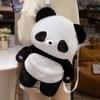 Panda Backpacks Stuffed Animal Bag Girls Boys Plush Adjustable Schoolbags Kindergarten Backpack Toys Children Gifts