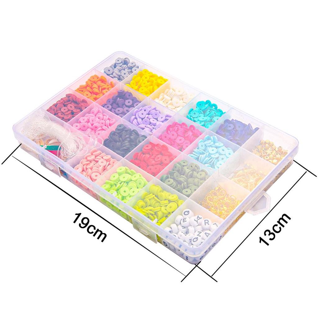 1 компл./кор. набор глиняных бусин для DIY браслета, ожерелья, аксессуаров для изготовления ювелирных изделий