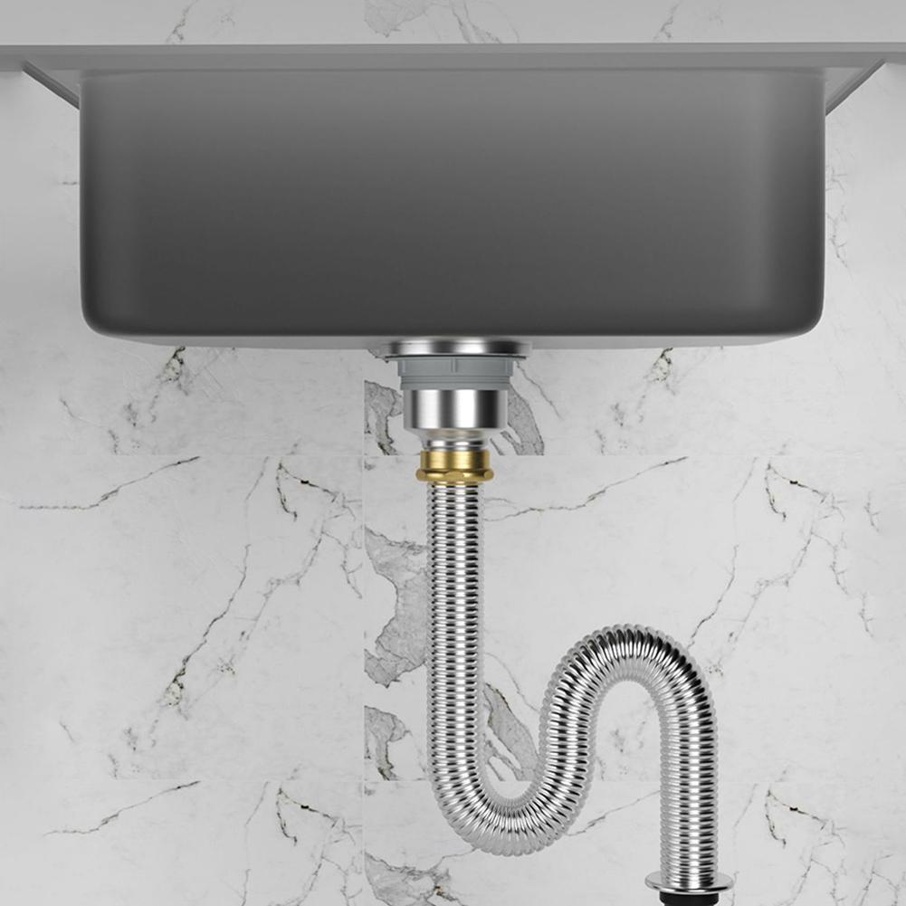 Шланг для слива раковины 40/60 см Аксессуары для кухонных труб Шланг