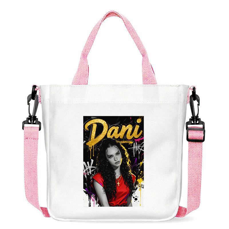 KATSEYE Merch Canvas Tote Bag Simple Trendy Crossbody Shoulder Bag Large Capacity 601123-16
