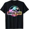 Jurassic Park Logo Tie Dye Gloss Graphic T-Shirt T-Shirt
