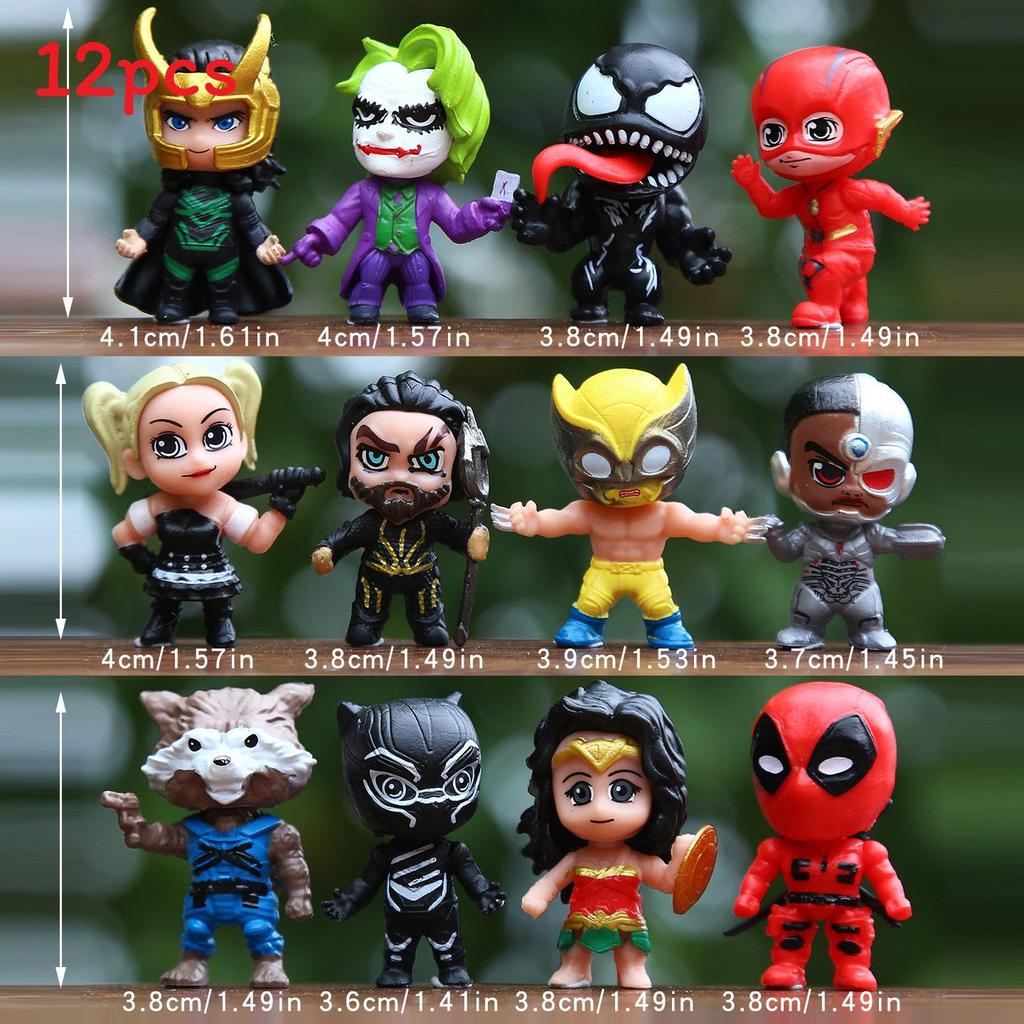 Фигурка Мстители Marvel из ПВХ, Коллекционная игрушка для детей и фанатов