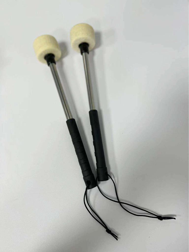 Stainless Steel Drum Mallets with Felt Head for Percussion Instruments