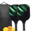 Pickleball Racket Honeycomb Set Standard Fiberglass Sports Gift with Balls and