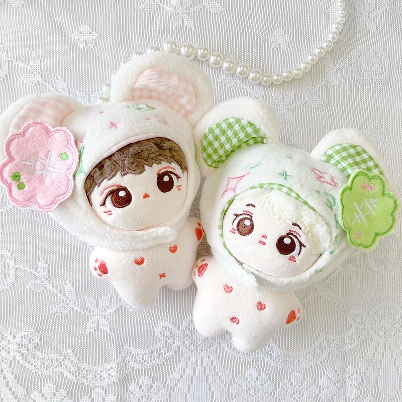 Шапочка Кигуруми Клевер для Плюшевых Игрушек (10см) Зеленая, Плюшевая Одежда [Б/У]