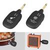 UHF Guitar Wireless System Transmitter+Receiver Built In Rechargeable Battery